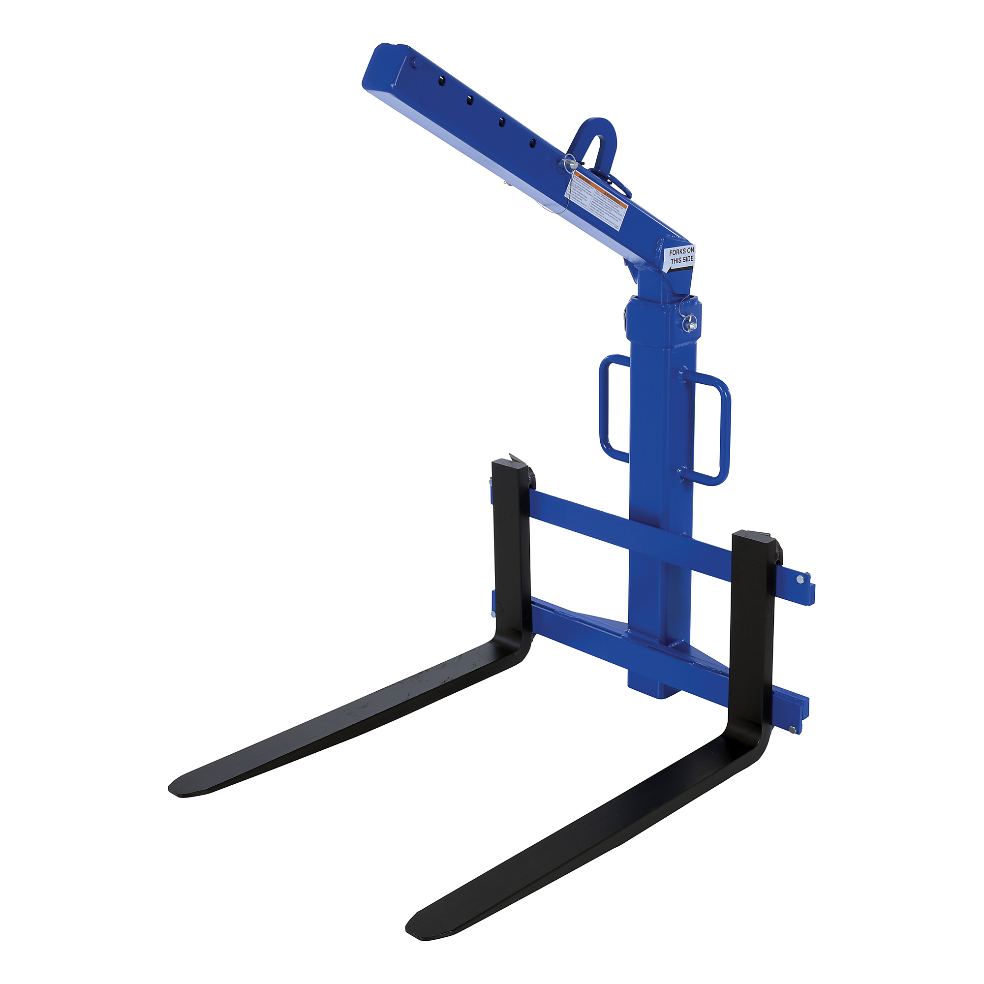 Vestil Deluxe Overhead Load Lifter - 4,000-Lb. Capacity, Adjustable Fork Width, 43 3/16in.L x 4in.W Forks, Model# OLA-4-42